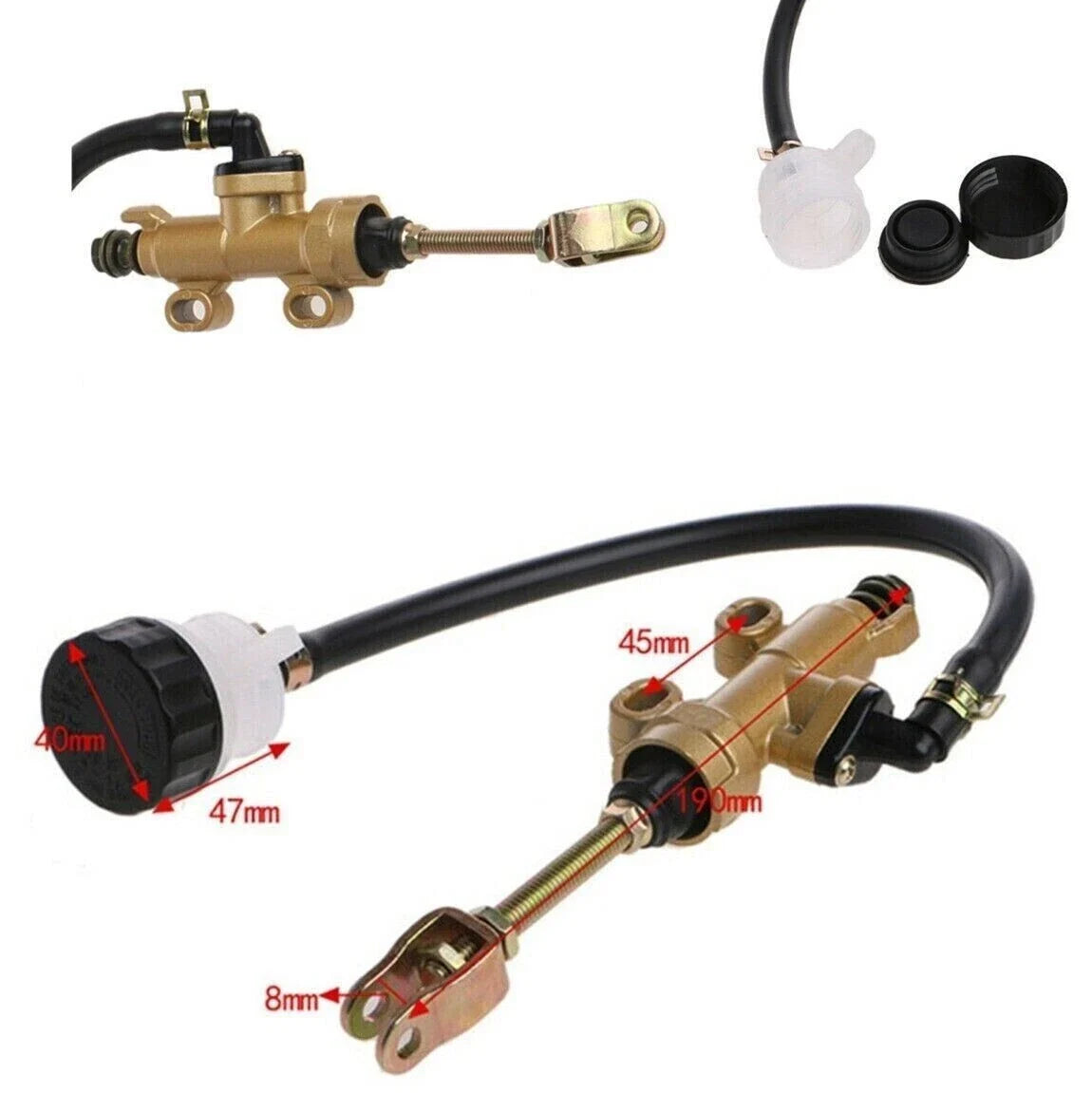 Master Cylinder Brake Kit for Arctic Cat 400 500 650 2X4 4X4 (2004–2005) #0437-053