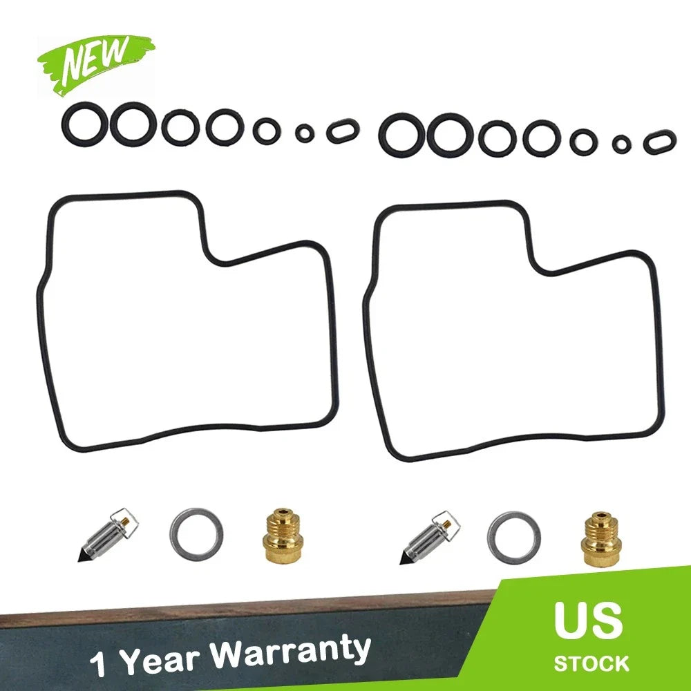 2-Pack Carburetor Repair Kits for VT750 Shadow Ace (1998-2003)