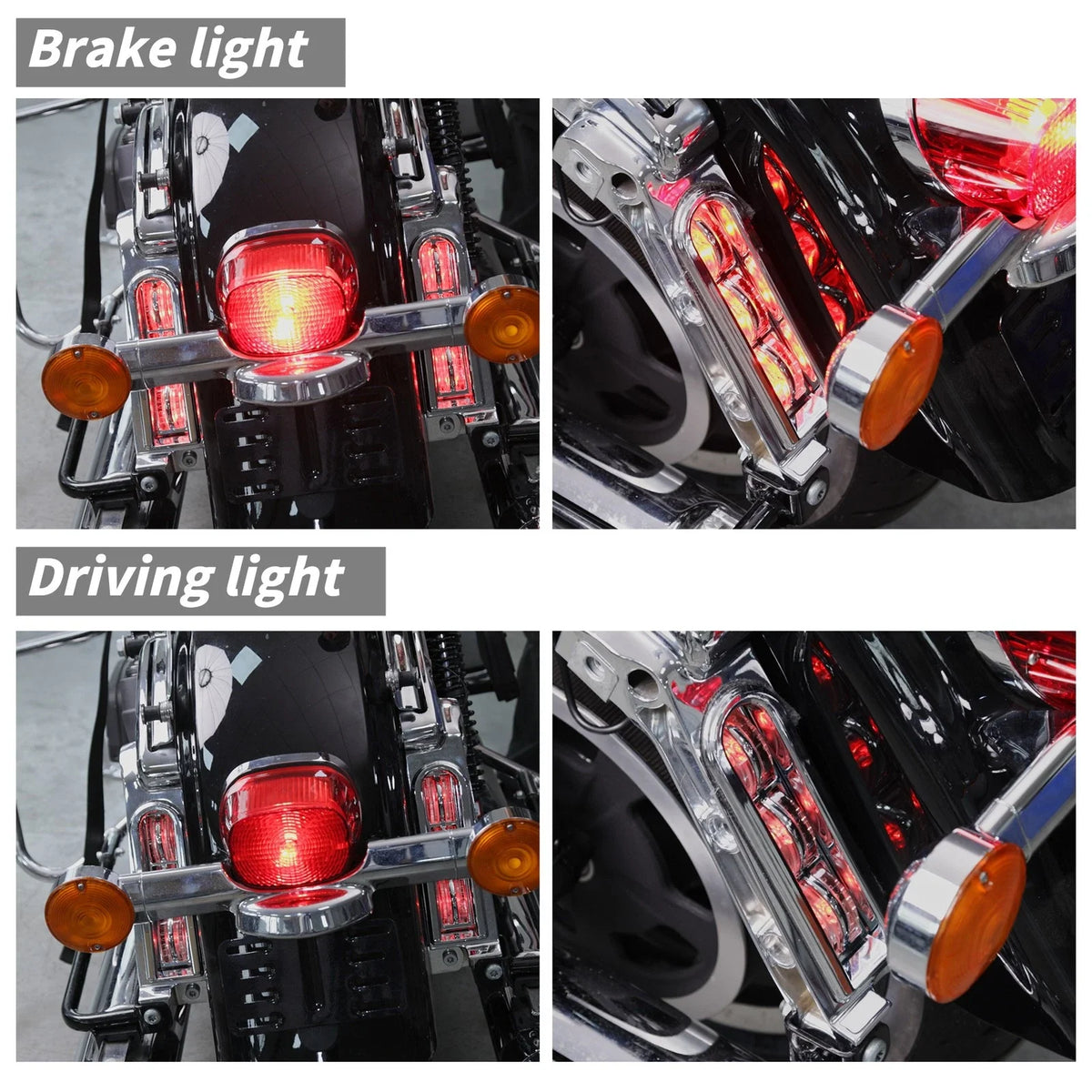 LED Inserts for Saddlebag Support Light on Harley Road Glide King 2014-2023
