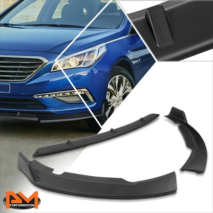 Body Kit Front Bumper Matte Black for Hyundai Sonata 2015-2017