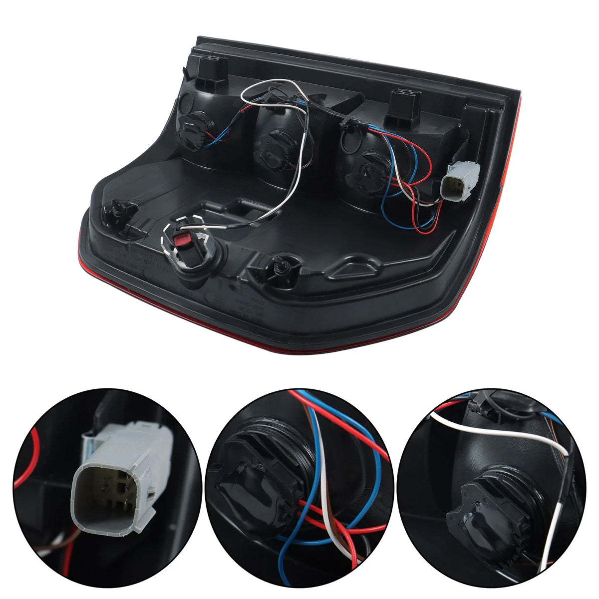 LED Tail Light Housing Right RH in Black for 2022-2023 Ford Maverick