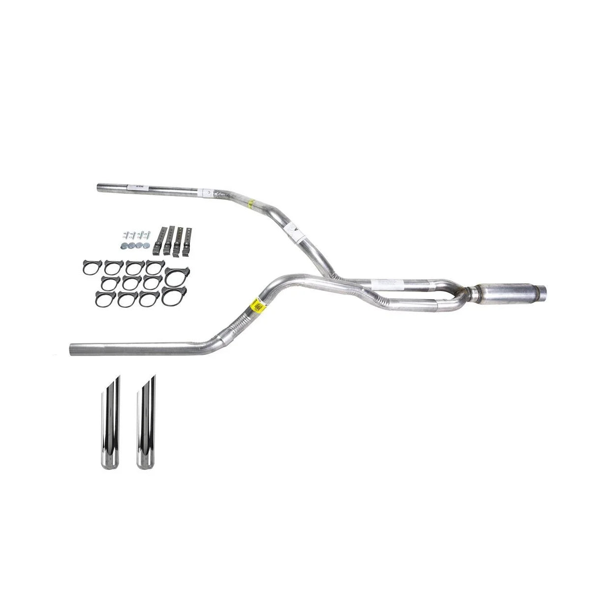 Dual Exhaust 2.5" Pipe Glass Pack Muffler for Titan (2004–2005)