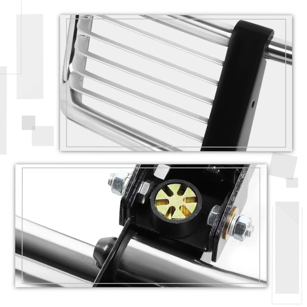 Chrome Grill Guard Protector for Mercedes G-Class W463 (1999–2012)