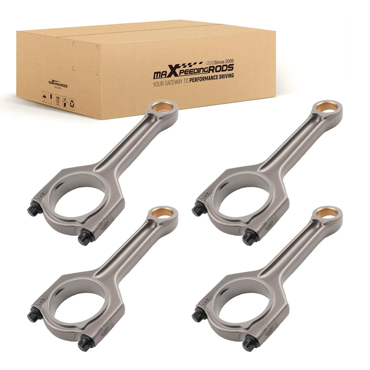 Set of 4 Connecting Rods for BMW F30 F10 X5 N20B20 (2012–2017)