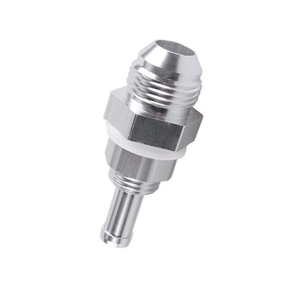 AN8 Male Flare Bulkhead to 3/8 Hose Barb Fuel Tank Fitting for Universal