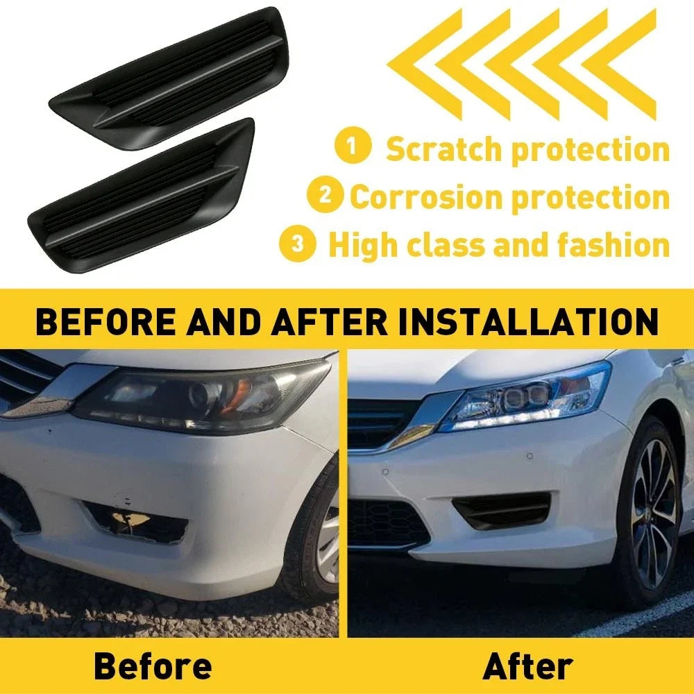 Fog Light Cover Pair for Honda Accord Sedan (2013-2015)
