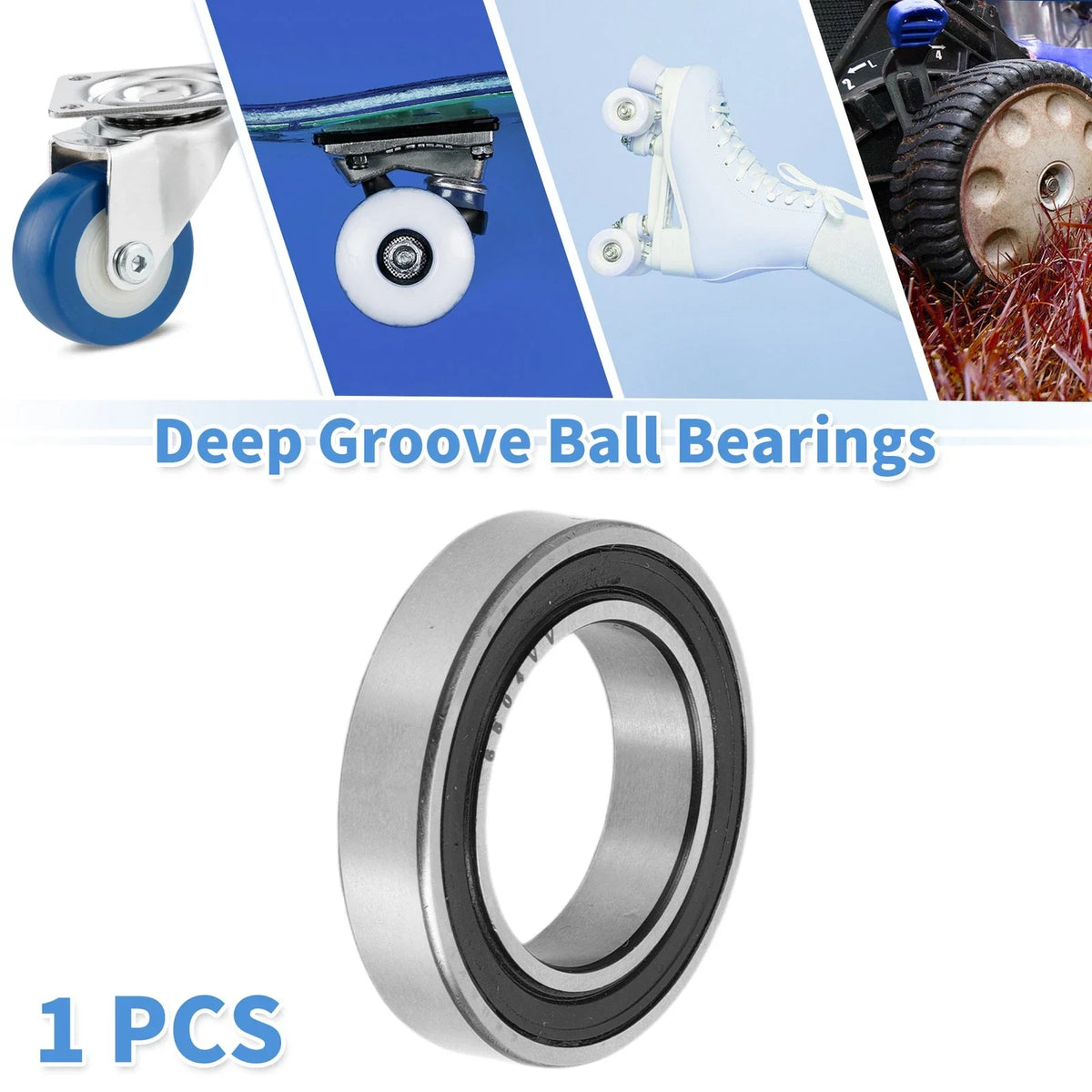 Deep Groove Ball Bearing 20x32x7mm for Scooter Skateboard 