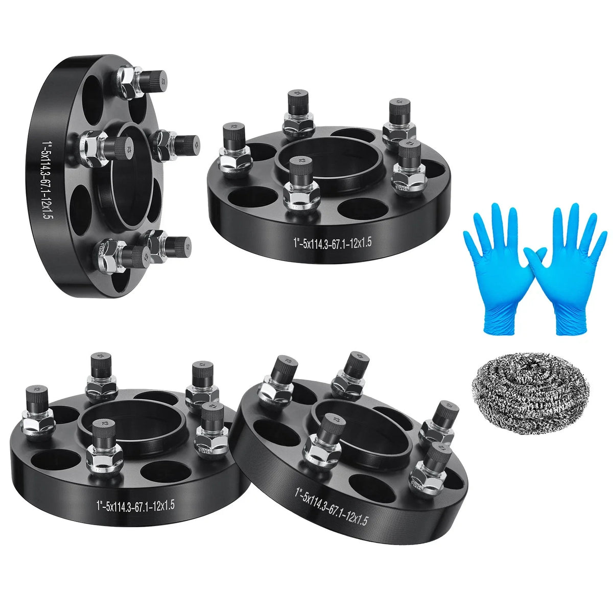 1" 5x114.3 Hubcentric Wheel Spacers for 2002-2003 Mazda Protege (67.1)