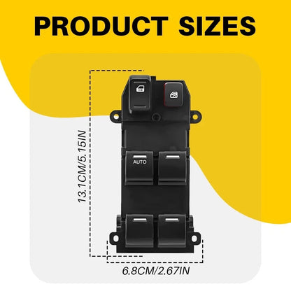 Power Window Control Switch for Driver Side - Honda Fit 2009-2014