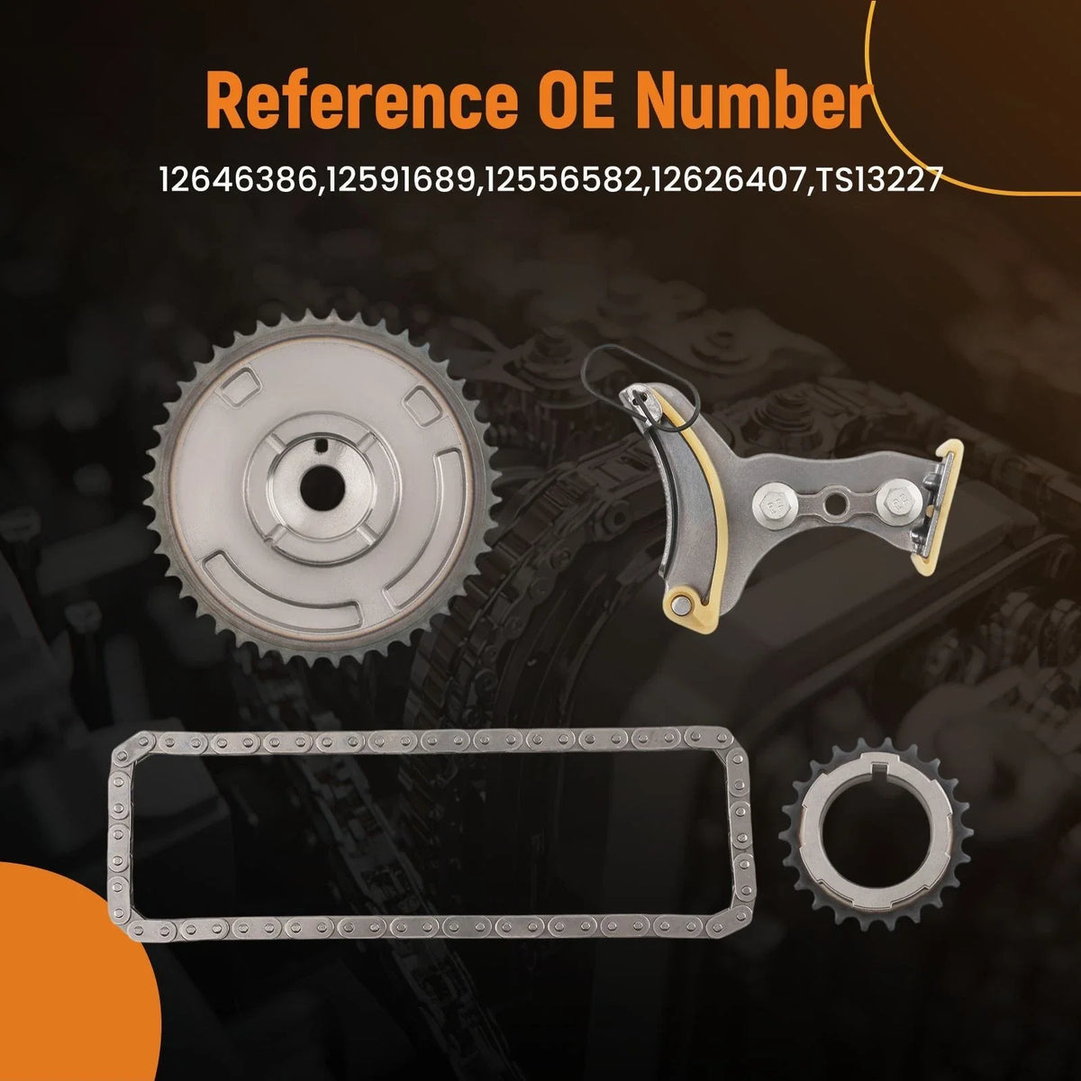 Engine Timing Chain Kit for Chevrolet W3500 Tiltmaster (2008)