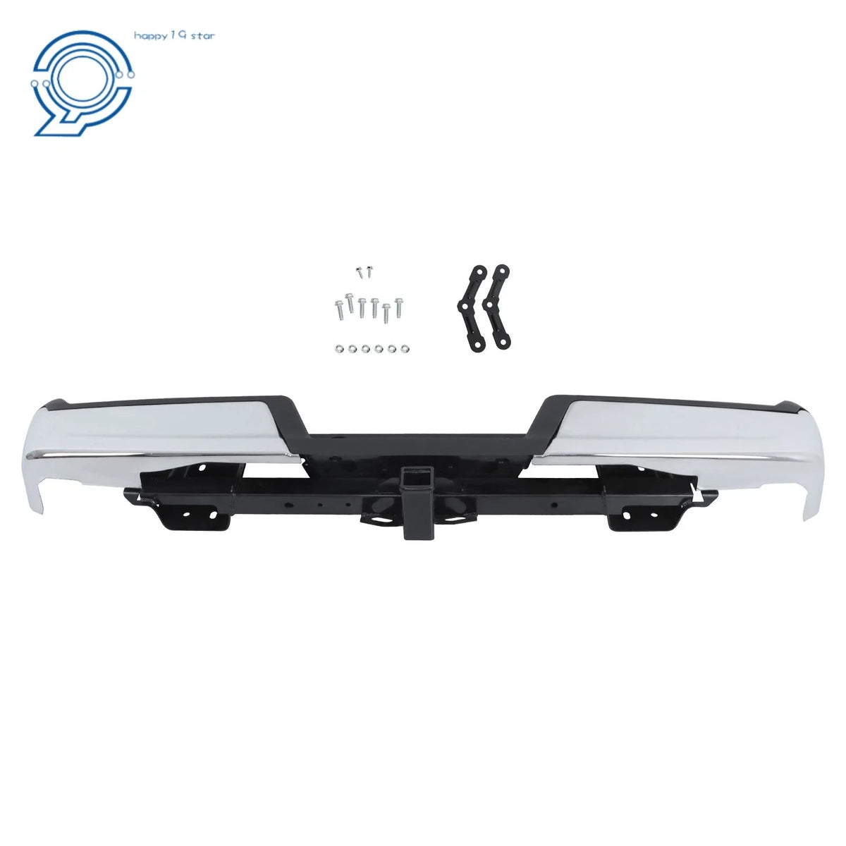 Rear Step Bumper Assembly, Chrome for 2021-2023 Ford F-150