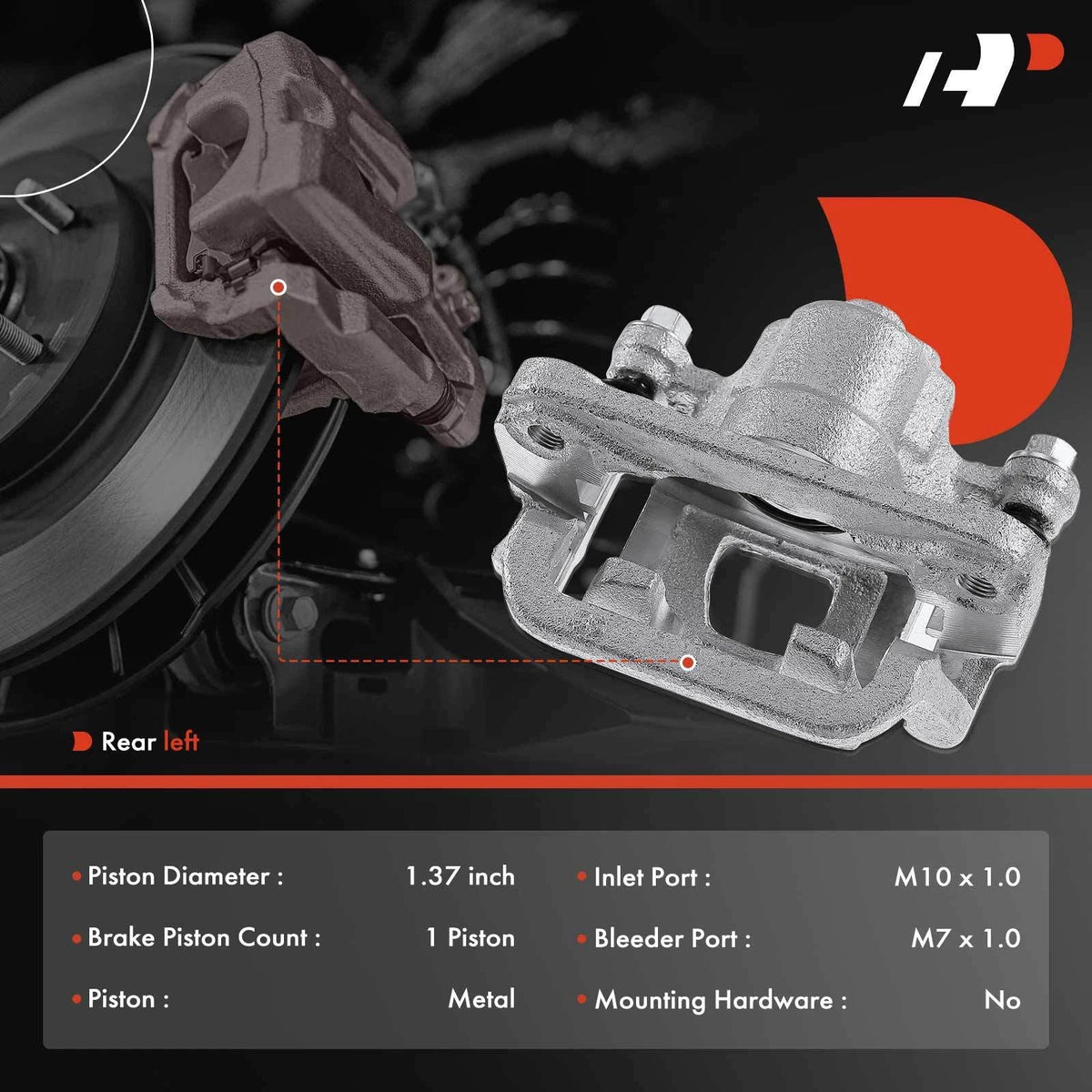 Rear Driver Side Brake Caliper for Maxima (2013–2023) & Altima (2002–2006)