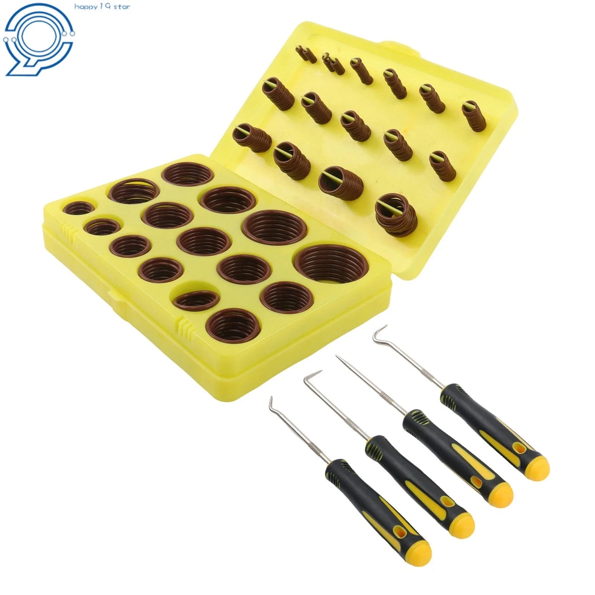 386 Pcs FKM O Ring Assortment Kit 75A Durometer Universal