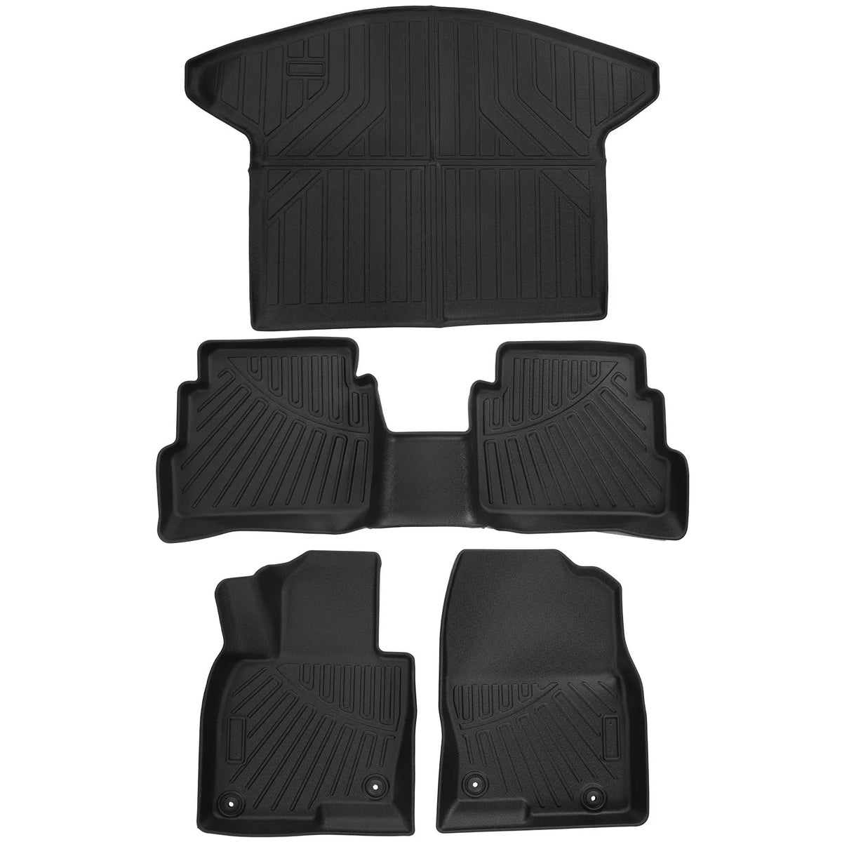 Set of 4 Rubber Floor Mats for Mazda CX-5 (2017–2024)