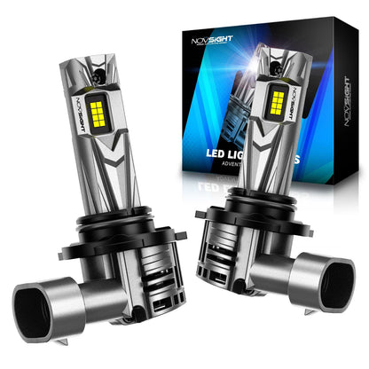 2X HB3 9005 LED Headlight Bulbs for NOVSIGHT (2011–2018) 18000LM 6500K 70W