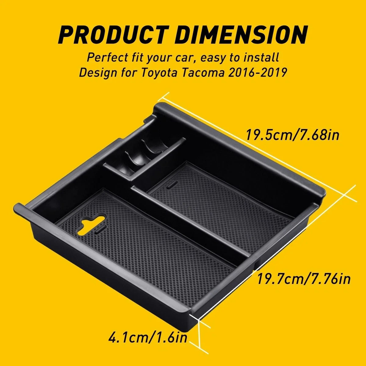 Organizer Insert for Center Console in Tacoma 2016-2018