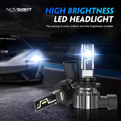 2pc 9005 LED Headlight Bulb Conversion Kit for