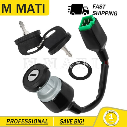 Ignition Key Switch 0455031 for Polaris RZR 170 (2015–2021)