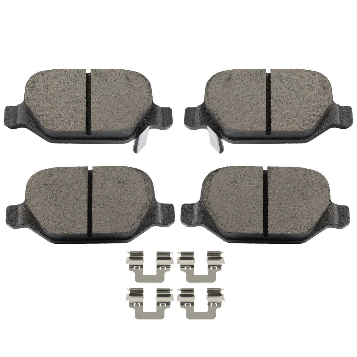 Brake Pads Kit for Rear of Fiat 500 (2012-2019) Abarth Lounge Cabrio