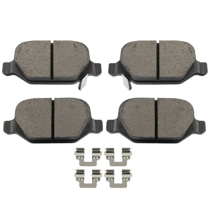 Brake Pads Kit for Rear of Fiat 500 (2012-2019) Abarth Lounge Cabrio