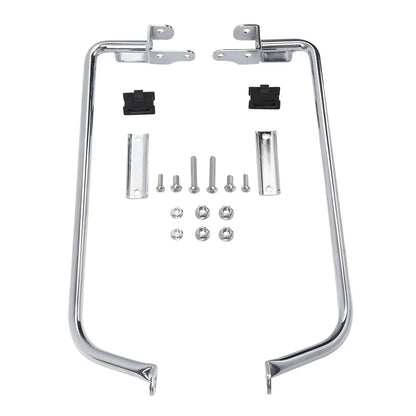 Chrome Saddlebag Support Bracket Hardware Kit for Harley Touring (2014–2023)