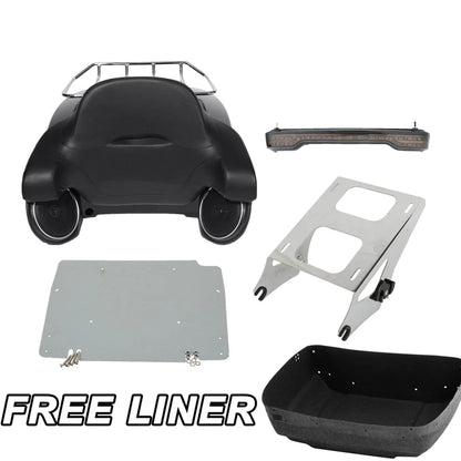 Mount Rack Trunk Pad Speakers for Harley Glide Touring 2014–2026