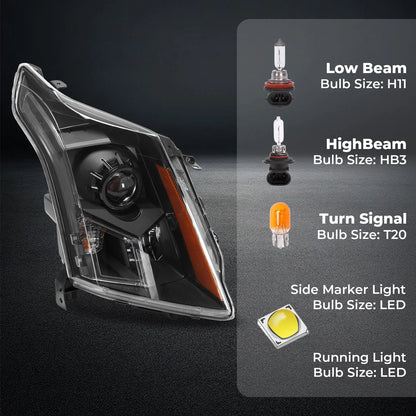 LED Projector Headlights Set for Cadillac SRX 2010-2016 - Left & Right