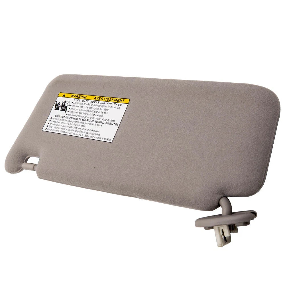 Passenger Side Sun Visor Grey for Toyota Venza 2009-2016 74317-60020-B1