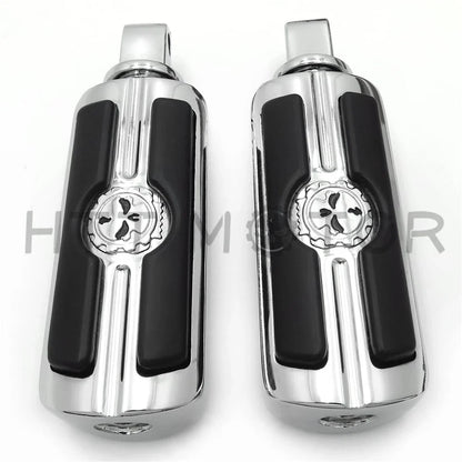 Chrome Gear Skull Footpeg for Victory Cross Roads (2018–2023)