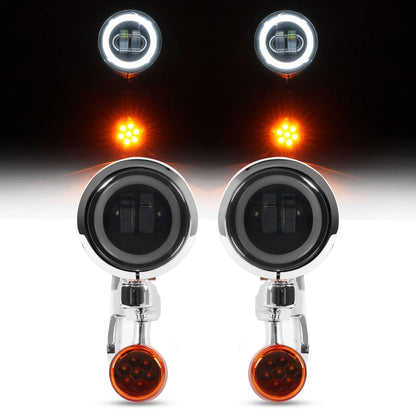 Auxiliary LED Fog Light for Harley Electra Road Glide (1997–Present)
