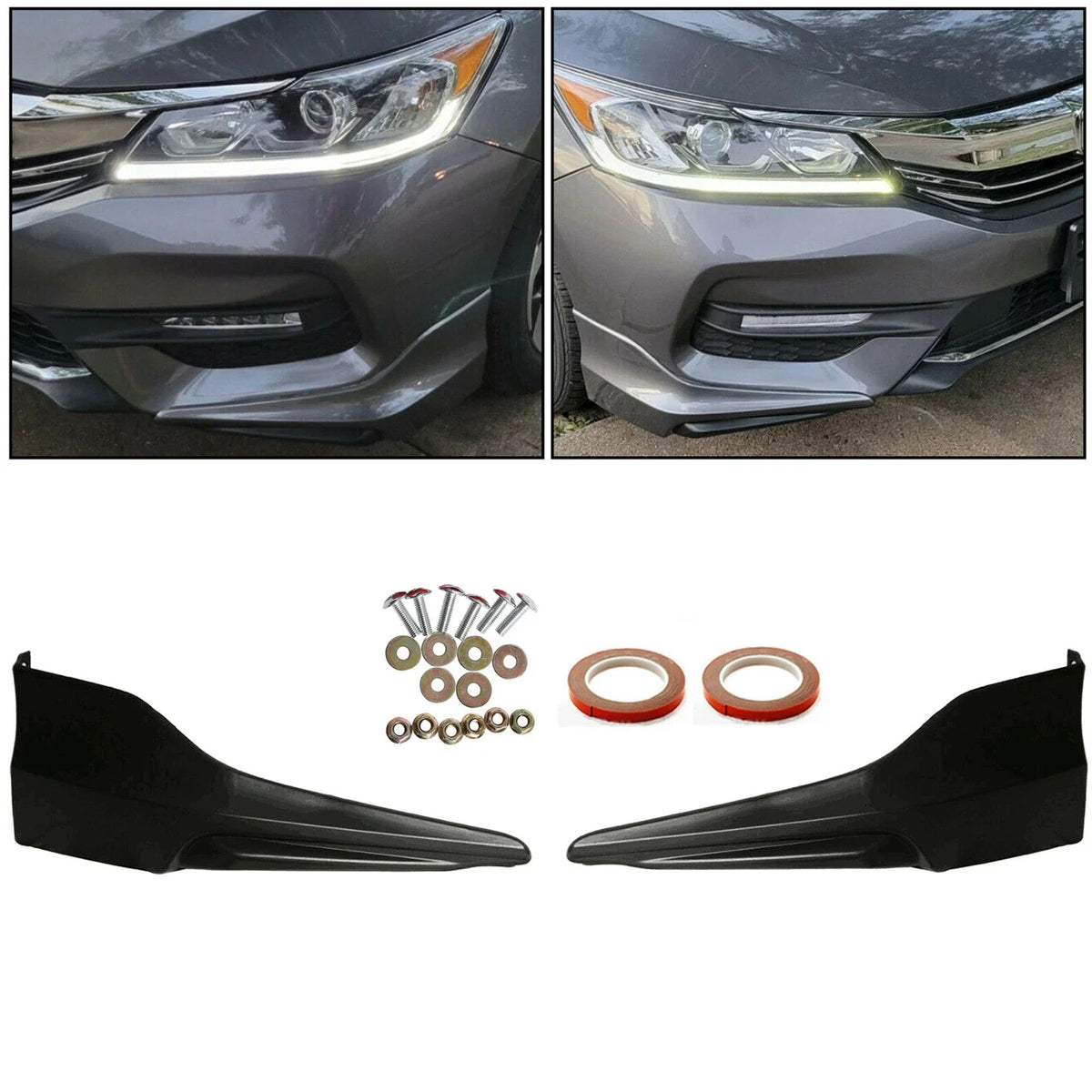 Front Lip Splitter Bumper for Honda Accord (2016–2017) HFP Style