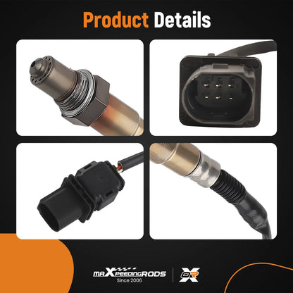 2X O2 Oxygen Sensor for VW Beetle Golf Jetta Passat 2.5L (2006–2010)