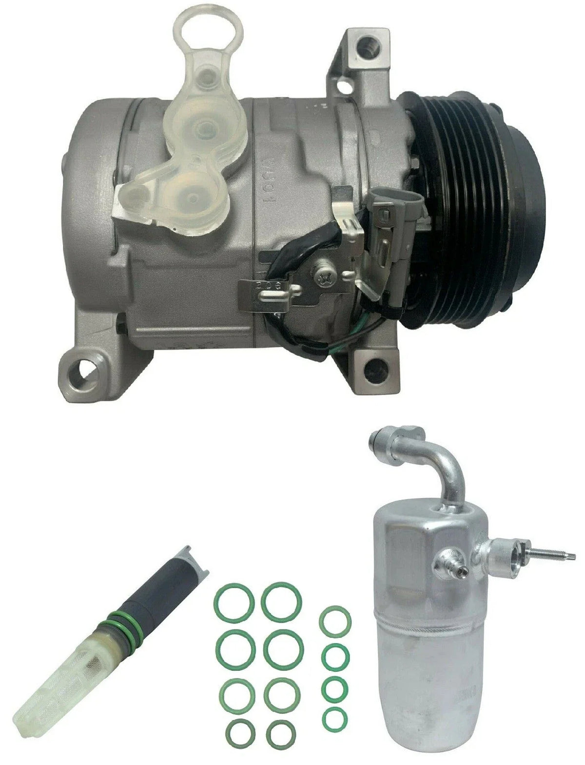 AC Compressor Kit Replacement for GMC Sierra 2500 HD 6.6L (2011–2011)