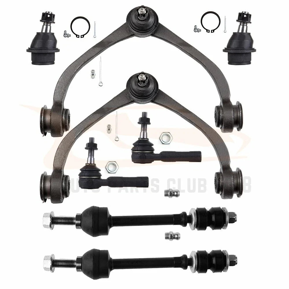 8Pcs Steering Ball Joint and Tie Rod End Kit for Dodge Dakota 2005-2011