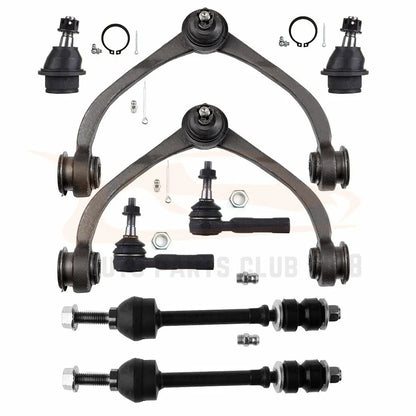 8Pcs Steering Ball Joint and Tie Rod End Kit for Dodge Dakota 2005-2011
