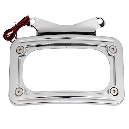 Curved Laydown License Plate Light for Harley Road King 2017-2023