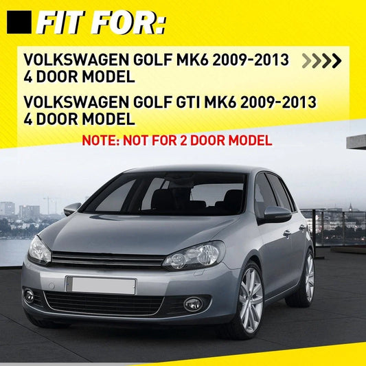 2X Side Inner Door Handle Trim Cover for VW Golf GTI 6 MK6 (2009–2013)