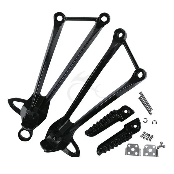Passenger Footrests Bracket for Kawasaki Ninja ZX6R (2009–2025) ZX10R (2008–2010)
