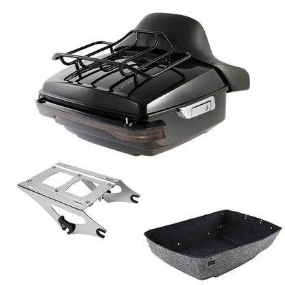 Trunk Backrest Rack Light for Harley Touring Electra Glide 2014-2026