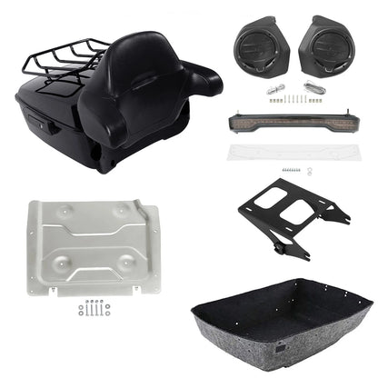 Light Speaker Plate Trunk Rack for Harley Touring 2014 to 2026