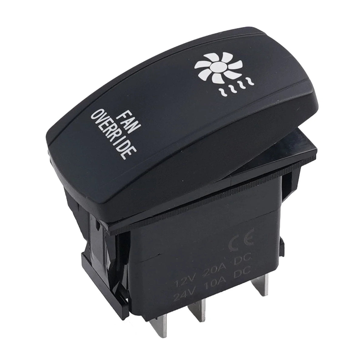 Rocker Switch for ATV UTV (IP66, Red LED)