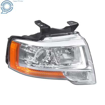 Set of 2 Halogen Projector Headlights for Ford Expedition (2015–2017) Chrome