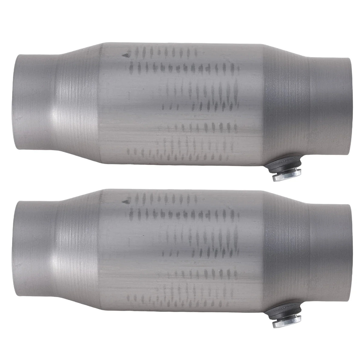 Pair 3 Inch Universal Catalytic Converter for (W/O2 Sensor Port)