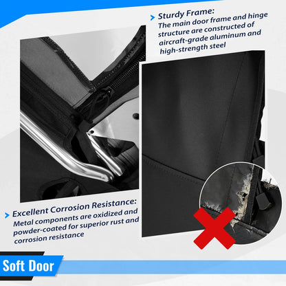 Soft Door Set for Polaris Ranger 1000 / XP 1000 (2017–2024)