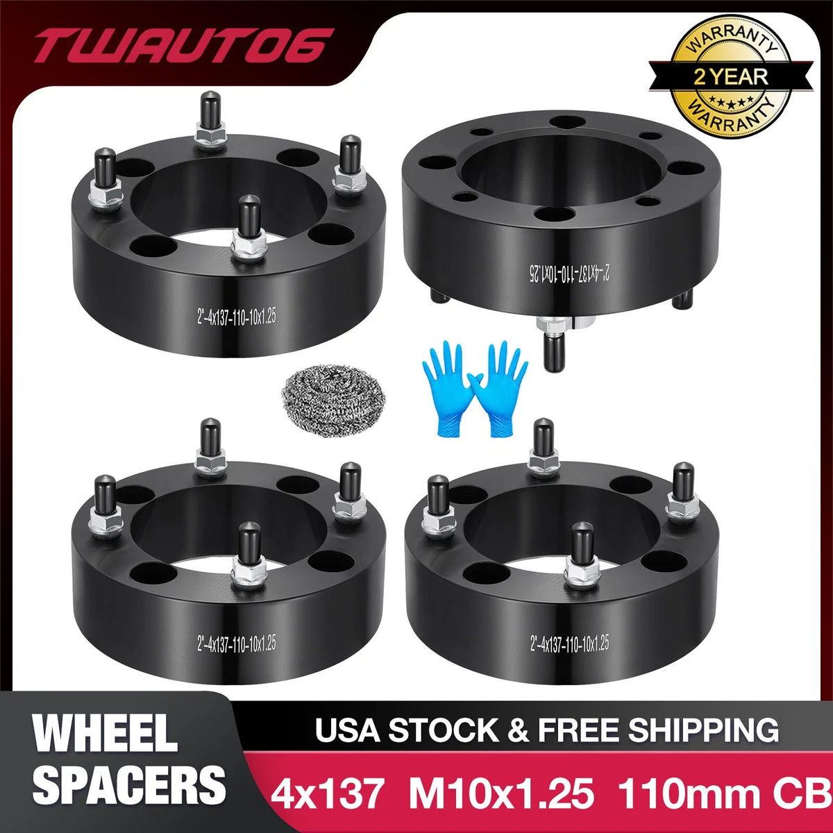 2" Wheel Spacers for Can-Am Maverick Commander Outlander (2019–2024)