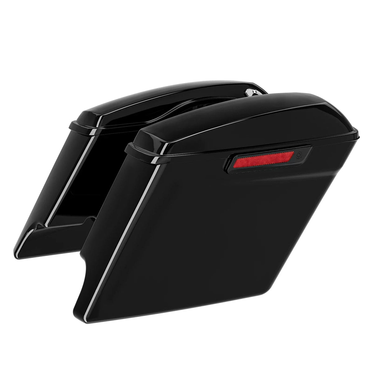 Conversion Bracket & Stretched Hard Saddlebags for Harley Softail Deluxe 84-17