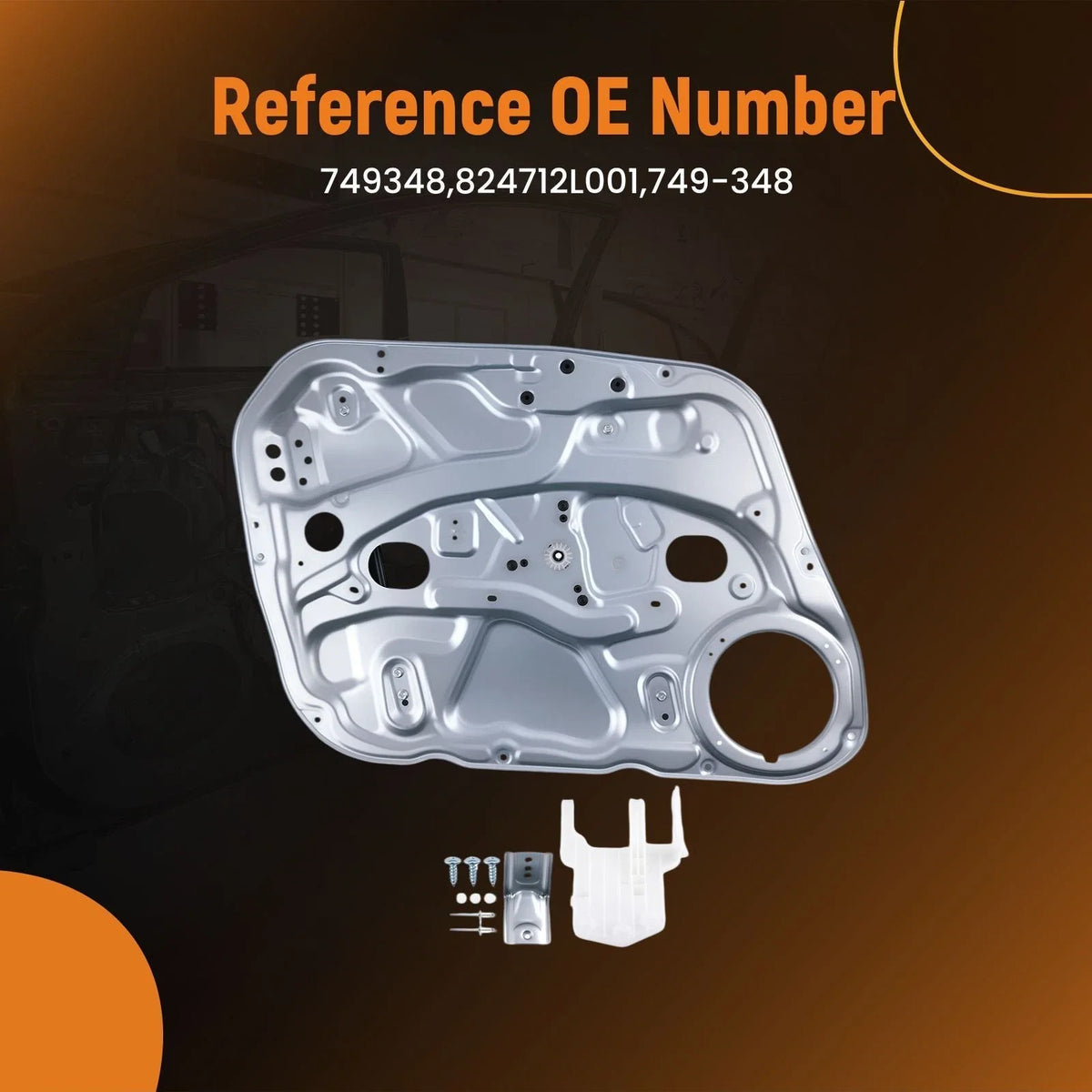 Front Left Electric Window Regulator for Hyundai Elantra (2009–2012)
