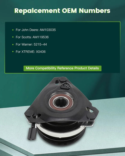PTO Clutch Upgrade (High Torque) for John Deere 260, 265, 285 (AM119536)