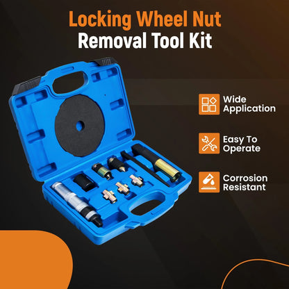 Master Locking Wheel Nut Removal Set for Various Makes and Models