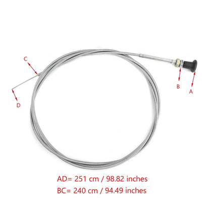 Go Kart 96" Universal Push Pull Choke Cable